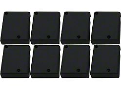 Aluminum Coil Covers; Black (05-24 5.7L RAM 1500)