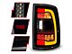 Amber Sequential LED Tail Lights; Black Housing; Smoked Lens (09-18 RAM 1500)