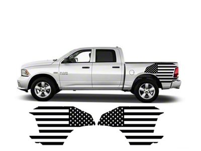 American Flag Bed Decals (09-18 RAM 1500)