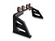 Armour Roll Bar with 7-Inch Red Round LED Lights; Black (94-25 RAM 1500 w/o RAM Box)