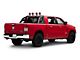 Armour Roll Bar with 7-Inch Red Round LED Lights; Black (94-25 RAM 1500 w/o RAM Box)