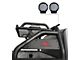 Atlas Roll Bar with 9-Inch Black Round LED Lights; Black (00-24 RAM 1500 w/o RAM Box)