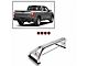 Atlas Roll Bar with 7-Inch Red Round LED Lights; Stainless Steel (94-24 RAM 1500 w/o RAM Box)