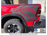 Bed Graphics with Rebel Logo; Carbon Fiber Black (19-25 RAM 1500 Rebel)