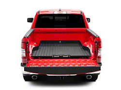 Bed Slide Tray with Aluminum Checker Plate; Textured Black (09-25 RAM 1500 w/ 5.7-Foot & 6.4-Foot Box & w/o RAM Box)