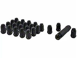 Black Closed End Spline Lug Nuts; M14 x 1.5; Set of 24 (19-24 RAM 1500)