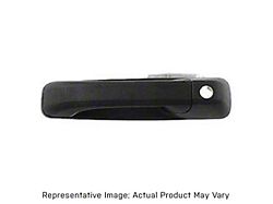 Replacement Front Door Handle with Key Hole Opening; Passenger Side; Black (09-18 RAM 1500)