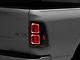 Raxiom LED Tail Lights; Black Housing; Clear Lens (09-18 RAM 1500 w/ Factory Halogen Tail Lights)