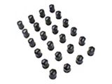 Black OEM Style Lug Nut Kit; 14mm x 1.5; Set of 24 (19-24 RAM 1500)