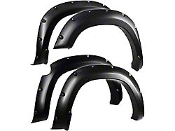 Bolt-Riveted Style Fender Flares; Smooth Matte Black (19-24 RAM 1500, Excluding Rebel & TRX)