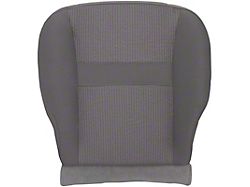 Replacement Bottom Bucket Seat Cover; Driver Side; Medium Slate Gray Cloth (06-08 RAM 1500 SLT w/o Seat Flap)