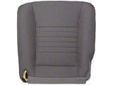 Replacement Bucket Seat Bottom Cover; Driver Side; Medium Slate Gray Cloth (06-08 RAM 1500 ST)