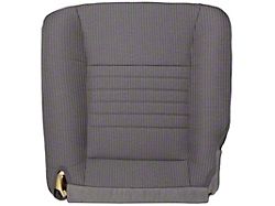 Replacement Bucket Seat Bottom Cover; Driver Side; Medium Slate Gray Cloth (06-08 RAM 1500 ST)