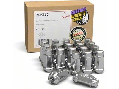 Bulge Acorn Chrome Lug Nut Kit; 3/4-Inch; Set of 20 (02-11 RAM 1500)