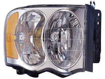 CAPA Replacement Headlight; Passenger Side (2005 RAM 1500)