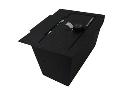Center Console Safe with 4-Digit Combo Lock; Black (19-24 RAM 1500)