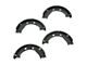 Ceramic 5-Lug Brake Rotor, Pad and Parking Shoe Kit; Front and Rear (03-05 RAM 1500)