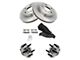 Ceramic 5-Lug Brake Rotor, Pad and Wheel Bearing Kit; Front (03-05 RAM 1500, Excluding SRT-10)