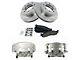 Ceramic 8-Lug Brake Rotor, Pad and Caliper Kit; Front (06-08 RAM 1500 Mega Cab)