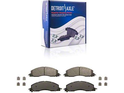 Ceramic Brake Pads; Front Pair (2012 RAM 1500 Tradesman HD)