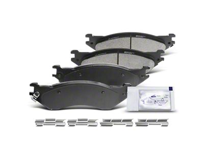 Ceramic Brake Pads with Pad Wear Sensor; Rear Pair (06-08 RAM 1500 Mega Cab)