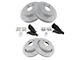 Ceramic Performance 5-Lug Brake Rotor and Pad Kit; Front and Rear (02-05 RAM 1500, Excluding SRT-10)