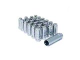 Chrome Close End Spline Lug Nuts; M14 x 1.5; Set of 24 (19-24 RAM 1500)