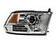 Raxiom Super White LED Halo Projector Headlights; Chrome Housing; Clear Lens (09-18 RAM 1500 w/ Factory Halogen Non-Projector Headlights)