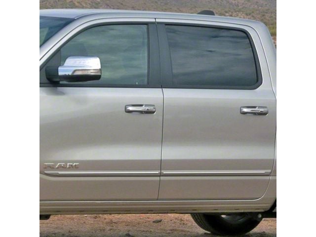 ChromeLine Body Side Molding; Black (19-24 RAM 1500 Crew Cab)