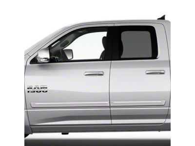 ChromeLine Body Side Molding; Granite Crystal Metallic (09-18 RAM 1500 Quad Cab)