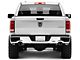 Corner Step Style Steel Rear Bumper; Not Pre-Drilled for Backup Sensors; Chrome (09-18 RAM 1500 w/ Factory Dual Exhaust)