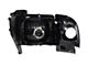 Crystal Headlights; Black Housing; Clear Lens (94-01 RAM 1500, Excluding 99-01 Sport)