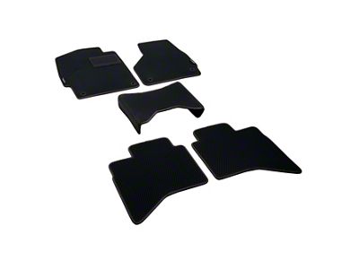 Custom Fit Front and Rear Floor Liners; Black (09-18 RAM 1500 Quad Cab)