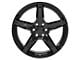 DG22 Black 6-Lug Wheel; 22x9.5; 9mm Offset (19-24 RAM 1500)