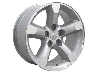 DG56 Silver 5-Lug Wheel; 20x9; 19mm Offset (94-01 RAM 1500)