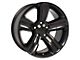 DG65 Gloss Black 5-Lug Wheel; 20x9; 19mm Offset (94-01 RAM 1500)