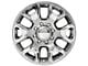 DG66 Hyper Silver 8-Lug Wheel; 20x8; 54.65mm Offset (06-08 RAM 1500 Mega Cab)