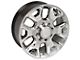 DG66 Hyper Silver 8-Lug Wheel; 20x8; 54.65mm Offset (06-08 RAM 1500 Mega Cab)