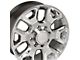 DG66 Hyper Silver 8-Lug Wheel; 20x8; 54.65mm Offset (06-08 RAM 1500 Mega Cab)