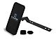 Direct Fit Phone Mount with Charging Auto Closing Cradle Head; Black; Left Side (09-12 RAM 1500)