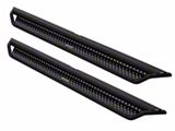 Go Rhino Dominator Xtreme D1 Side Step Bars; Textured Black (19-25 RAM 1500 Quad Cab)