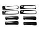 Door Handle Covers; Gloss Black (09-18 RAM 1500 Quad Cab, Crew Cab)