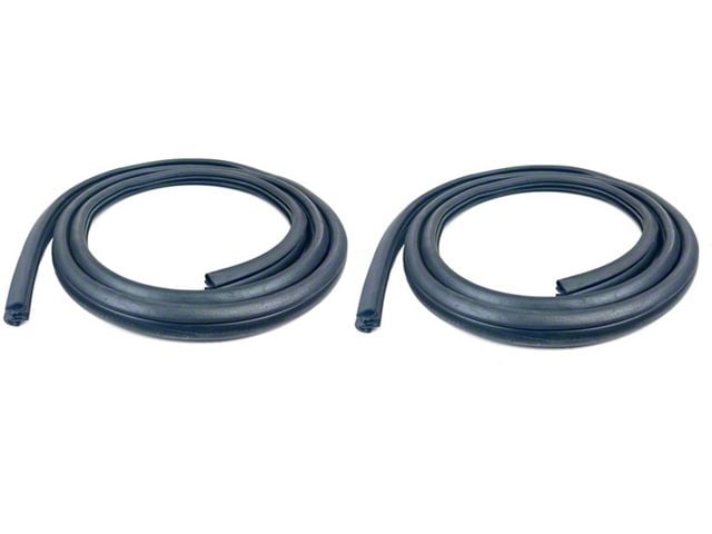 Door Seal Kit on Body; Rear; Driver and Passenger Side (09-18 RAM 1500 Quad Cab)