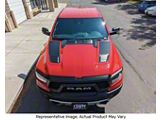 Dual Hood Stripes; Gloss Black (19-24 RAM 1500 Rebel)