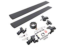 Go Rhino E-BOARD E1 Electric Running Boards; Textured Black (09-18 RAM 1500 Quad Cab)