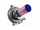 EVO Formance Spectra Vibrant Blue Halogen Headlight Bulb; High Beam; H4 (99-01 RAM 1500)