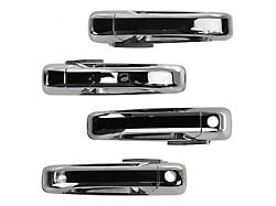 Exterior Door Handles; Front and Rear; Chrome (09-18 RAM 1500 Crew Cab)