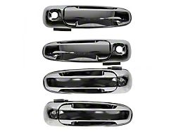 Exterior Door Handles; Front and Rear; Chrome (02-08 RAM 1500)