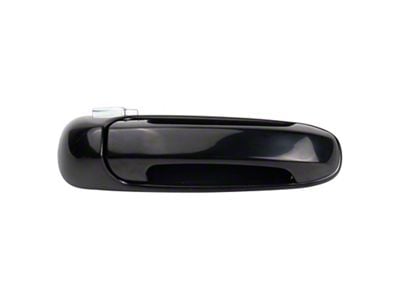 Exterior Door Handles; Rear; Black (02-08 RAM 1500 Quad Cab)