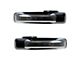 Exterior Door Handles; Rear; Chrome and Black (09-15 RAM 1500)